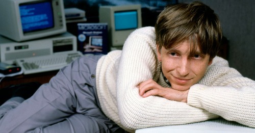 Bill Gates thời trẻ. Ảnh: Deborah Feingold / Getty Images.