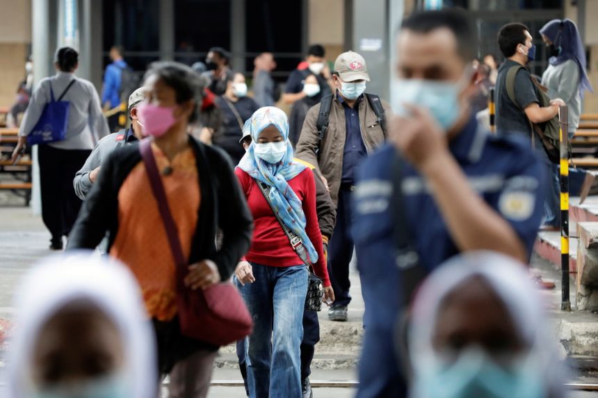 Indonesia báo cáo số ca nhiễm mới COVID-19 giảm mạnh trong thời gian gần đây