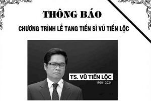 Thông báo Vòng hoa Tang lễ đồng chí Vũ Tiến Lộc