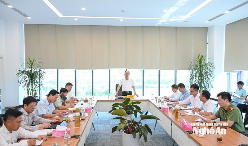 Lãnh đạo UBND tỉnh kiểm tra tiến độ Dự án Khu công nghiệp VSIP Nghệ An 3