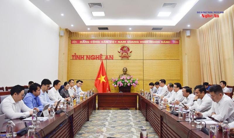 UBND tỉnh làm việc với Tập đoàn SK - Hàn Quốc