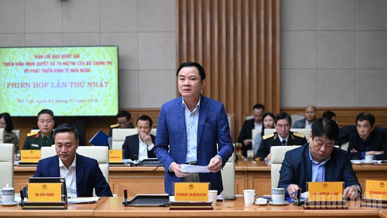 Tích cực thể chế hóa, triển khai nhanh Nghị quyết 79-NQ/TW của Bộ Chính trị về phát triển kinh tế nhà nước