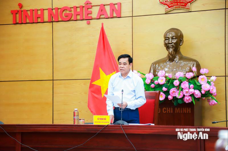 Chủ tịch UBND tỉnh Nghệ An đề xuất Trung ương bổ sung định hướng phát triển 'Hành lang kinh tế Thanh Thủy - Vinh - Cửa Lò'