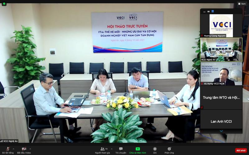 VCCI Nghệ An: Hội thảo “FTAs Thế Hệ Mới – Ưu Đãi Và Cơ Hội Mà Các Doanh Nghiệp Việt Nam Cần Tận Dụng”