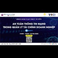 VCCI Nghệ An-Hà Tĩnh-Quảng Bình phối hợp với Hội đồng Doanh nhân nữ Việt Nam thuộc Liên đoàn Thương mại và Công nghiệp Việt Nam tổ chức khóa đào tạo trực tuyến: "AN TOÀN THÔNG TIN MẠNG TRONG QUẢN LÝ TÀI CHÍNH DOANH NGHIỆP"