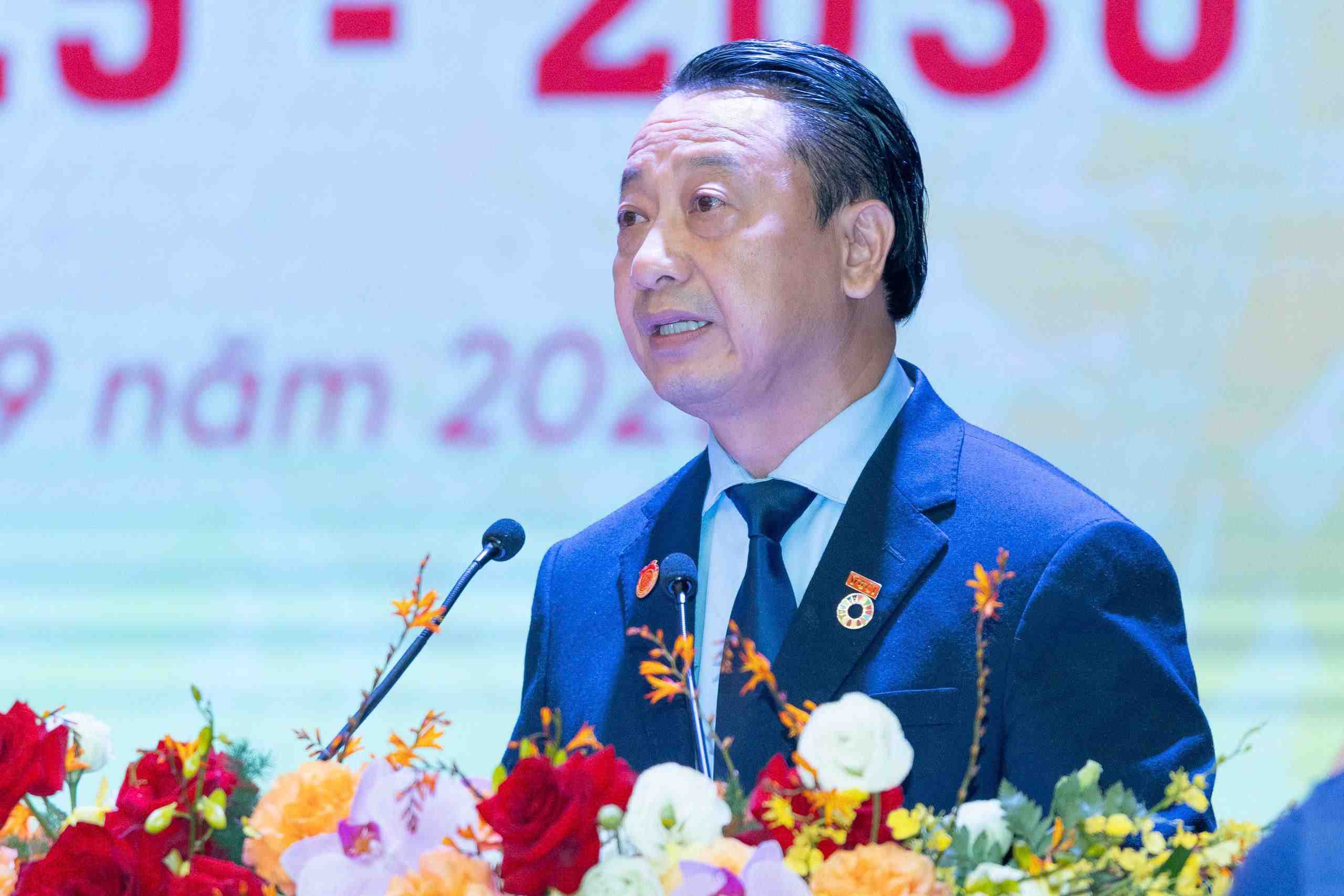 Ông Phạm Quang Vinh - Phó Chủ tịch Liên đoàn Thương mại và Công nghiệp Việt Nam (VCCI). Ảnh: Hải Nguyễn