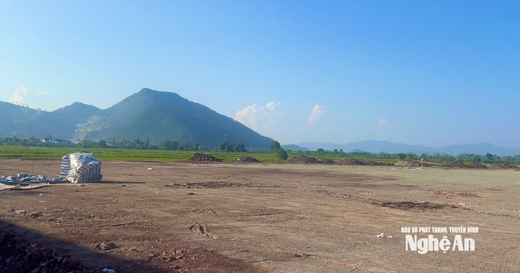Một khu vực đã được giải phóng mặt bằng
